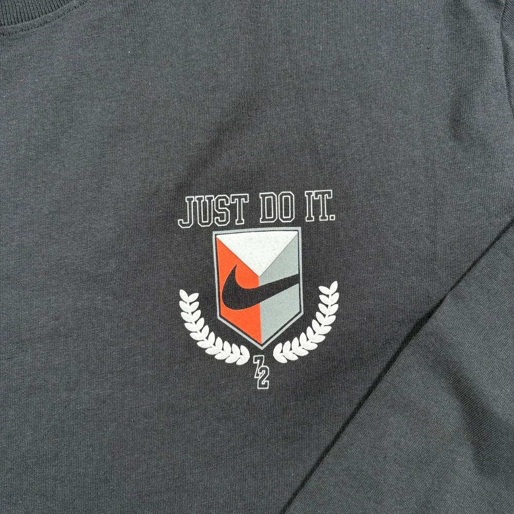 Nike Sportswear Shirt Mens Large Black Sptcas‎ Just Do It Standard Fit Athletic